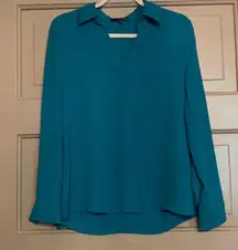 Classy Turquoise Blouse