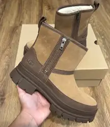 UGG Ashton suede wool waterproof platform ankle boots booties shoes women’s 7.5