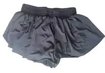 Luogongzi 2 in 1 Flowy Running Shorts Womens Black Training Gym Small