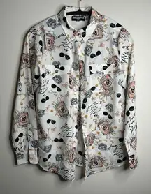 Karl Lagerfeld button down blouse