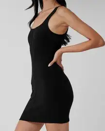 Alo Yoga  headstart black mini dress NEW