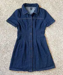 BDG Urban Outfitters Denim Button Front Dress Size XS