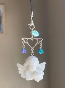 aesthetic Kawaii fairy vintage antique goth style angel/cherub phone strap/bag charm/keychain/display👼❤️