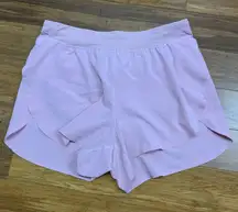 Lululemon Find Your Pace Shorts Women's Size Small Pink Athletic Running Workout