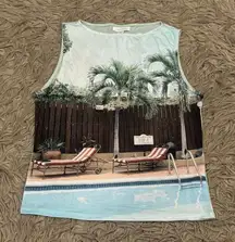 Topshop poolside blouse size 12
