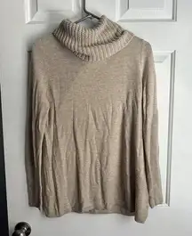 Vineyard Vines  Women Brown Turtleneck Sweater Small Fall Casual Basic