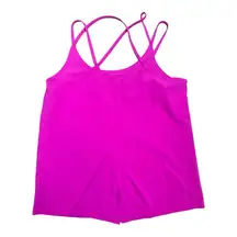 Athleta womens medium pink tank casual lightweight gym strappy lulu athletic