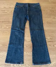Michael Kors Mid Rise Bootcut Denim Blue Jeans Women's 10/33