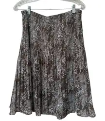 Y2K Sunny Leigh Pleated Floral Skirt