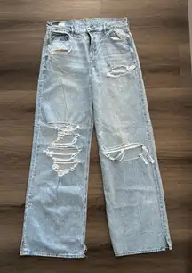 AE 10 xlong Super High Rise Baggy Wide Leg Jeans