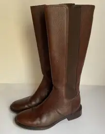 Tory Burch Brown Leather Riding Boots • Women’s 8.5 • Equestrian Style
