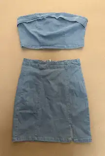 Shein Denim Matching Set