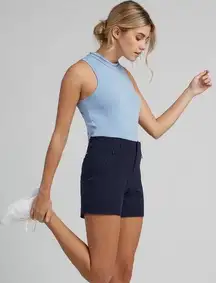 Fig Clothing Women's Navy Blue Del Shorts Size 6 NEW