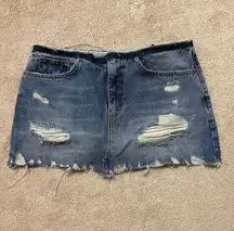 ZARA Jean Mini Skirt NEVER WORN