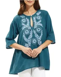 Roller Rabbit Frankie Top in Teal, New with Tags