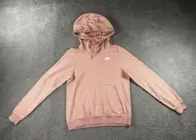 Nike Hoodie Women XS High Neck Pink Heathered‎ Pullover