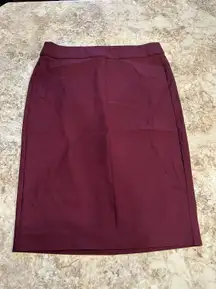 Small Plum Colored  Pencil Skirt