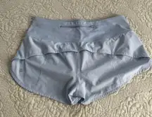 Lululemon light blue speed up high rise 2.5” size 8 