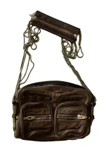 Alexander Wang Brenda crossbody chain shoulder bag brown leather bag