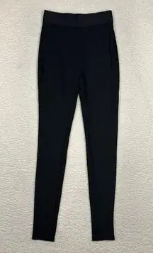 Uniqlo Alexander Wang Size S HeatTech Diagonal Ribbed Legging High Waisted Black