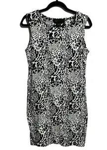 Kardashian Kollection Bodycon Animal Print Knee Length Dress