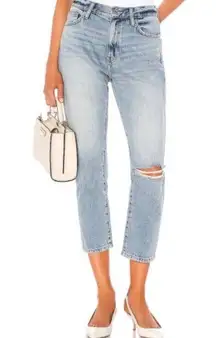 CURRENT ELLIOT || the vintage cropped light wash denim jeans size 28