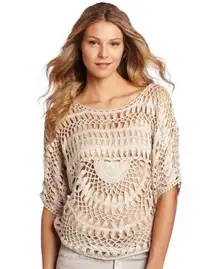 Elan Macrame Sweater Size OS