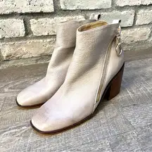 Anthropologie Silent D Dania Leather Booties