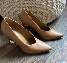 Cult Gaia  Aster 105mm leather pumps