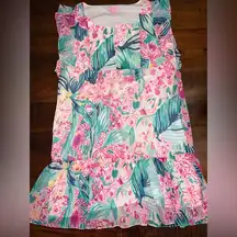 Lilly Pulitzer Women's Nora Dress Multi Via Flora Size Small