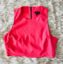 Size 12 Neon Pink Crop Style Top