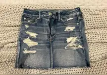 DENIM SKIRT HIGH-WAISTED  AE NE(X)T LEVEL