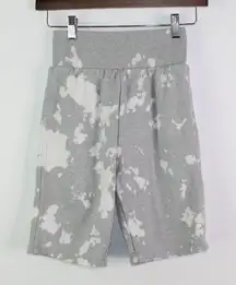 Frame‎ Terry Knit Bleach Spot Biker Jogger Shorts XS