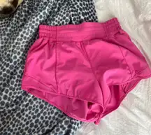 Lululemon Hot Pink Hotty Hot Shorts