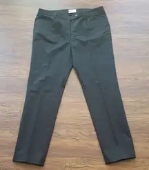 Prada Black Chic Feminine Workcore Classic Quiet Luxury Dress Pants Size 46