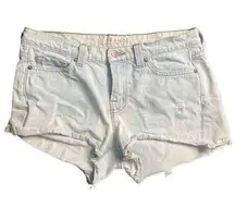 J Brand light wash denim shorts