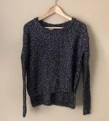 Bar III Marled black oversized sweater