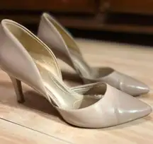 Nude Patent Leather Heels