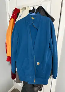 Carhartt Medium Blue Zip-Up Jacket Original Fit