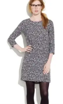 Madewell Broadway & Broome leaopard print shift dress xs