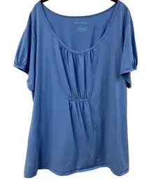 Eddie Bauer Womens Pima‎ Cotton Tee 4X Synced Lightweight Spring Summer Classic