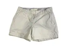 J. Crew Womens Broken In Chino Shorts Khaki. Tan 4 100% Cotton Casual