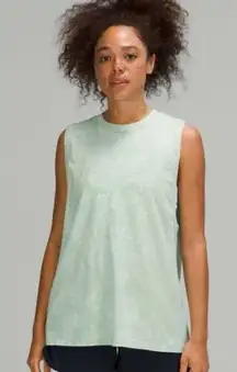 Lululemon All Yours Tank Top in Cloudy Wash Arctic Green Size 6