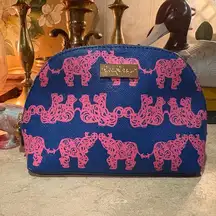 COPY - Lilly Pulitzer accessory bag. Elephant print.