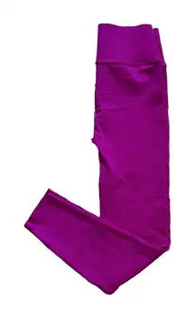 Fabletics Sculpt Knit High Waist Leggings Women L 10 Pink Compression Athletic