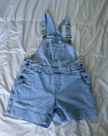 Jean Shorts Overalls Size M