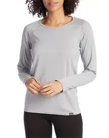 Patagonia Women’s Midweight Capilene Baselayer Shirt Longsleeve Polartec Gray L