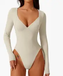 Qinsen Amazon Long Sleeve Bodysuit