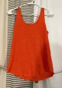Casual Orange Tank top 