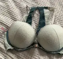 Victoria's Secret Lacey Date Push Up Padded Underwired Bra Front Clasp size 36DD